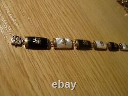 10.9 grams gorgeous 7 9ct gold oriental style bracelet