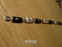 10.9 grams gorgeous 7 9ct gold oriental style bracelet