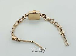 1940s Ladies 9ct Gold Tudor Royal Dress Watch On Period Solid 9ct Gold Bracelet