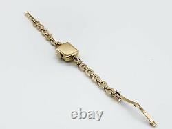 1940s Ladies 9ct Gold Tudor Royal Dress Watch On Period Solid 9ct Gold Bracelet