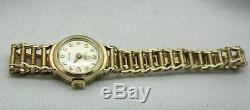 1950's Ladies Lovely 9ct Gold Rolex Solid Gold Bracelet Watch