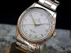 1950s Solid 9ct Gold Rolex Oyster Perpetual with 9ct Gold Rolex Rivet Bracelet