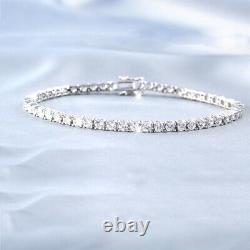 1.75 Ct Round Brilliant Cut Natural Diamond Tennis Bracelet Hallmark White Gold