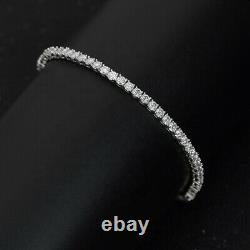 1.75 Ct Round Brilliant Cut Natural Diamond Tennis Bracelet Hallmark White Gold