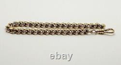 20.5g 9ct Yellow gold 8.5'' Roller ball bracelet solid gold