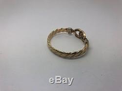 2x 9ct Gold Bangles 51812/435