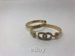 2x 9ct Gold Bangles 51812/435