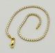 375 9ct Real Yellow Gold 2mm Diamond Tennis Bracelet 7.5 Inch