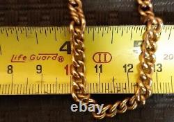 375 9ct Solid Gold Curb Bracelet 15.55 Grams