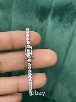 3.00 ct Natural Round Diamond Tennis Bracelet, White Gold