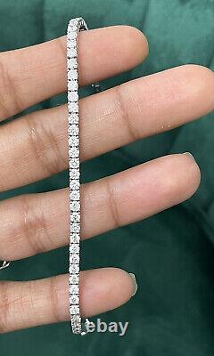 3.00 ct Natural Round Diamond Tennis Bracelet, White Gold