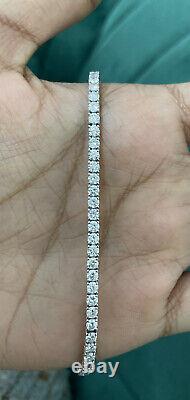 3.00 ct Natural Round Diamond Tennis Bracelet, White Gold