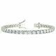 5.15ct Top Vs Quality Round Diamond Tennis Bracelet White Gold In Good Price
