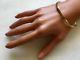 5 Solid Not Hollow 9ct Gold Traditional Bangle Full Uk Hallmark Lovely Piece