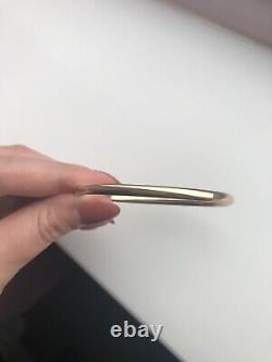 5g 9ct Yellow Gold Bangle Bracelet Beautiful PlainHallmarked UK 9k 9 Carat