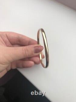 5g 9ct Yellow Gold Bangle Bracelet Beautiful PlainHallmarked UK 9k 9 Carat