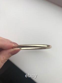 5g 9ct Yellow Gold Bangle Bracelet Beautiful PlainHallmarked UK 9k 9 Carat