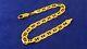 7.4 Solid 9ct Gold Celtic Chain Bracelet 6grhallmarked 6mm Link Boxed 64h