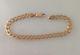 8.5 Curb Chain Bracelet 9ct Gold 375 Yellow Gold Solid 11.3g. Quality Not Scrap