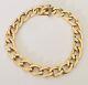9ct 375 Gold Curb Bracelet 8 Inch Length / Weight 11.43 Grams, Hallmarked