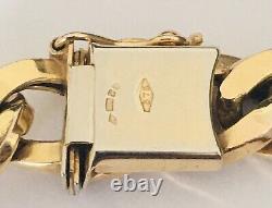 9CT 375 Gold Curb Bracelet 8 Inch Length / weight 11.43 grams, Hallmarked