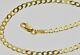 9ct Gold 7.5 Inch Solid Curb Ladies Bracelet Uk Hallmarked
