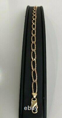 9CT Solid Gold Bracelet 16.63g / 21cm