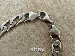 9CT Yellow Gold 7mm Curb Bracelet 19.96G RO 020000139709 ltk. Hh