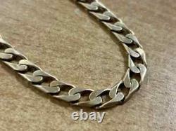9CT Yellow Gold 7mm Curb Bracelet 19.96G RO 020000139709 ltk. Hh