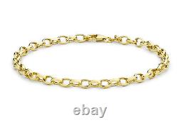 9CT Yellow Gold Belcher Bracelet 7