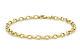 9ct Yellow Gold Belcher Bracelet 7