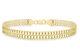 9ct Yellow Gold Double-curb Chain Bracelet 7.5