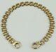 9carat 9ct Yellow Gold 7.5 Ladies Dress Bracelet Uk Seller & Full Hallmark