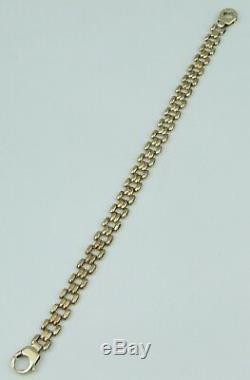 9Carat 9ct Yellow Gold 7.5 Ladies Dress Bracelet UK SELLER & FULL HALLMARK