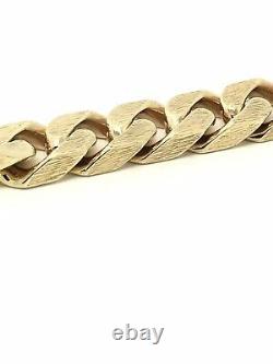 9Carat (9ct) Yellow Gold Heavy ID Bracelet 3.3OZ Solid 8 102.85g