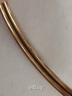 9Ct Gold Vintage Torque Bangle Or Bracelet (child's/toddlers)