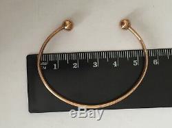 9Ct Gold Vintage Torque Bangle Or Bracelet (child's/toddlers)