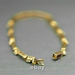 9Ct Princess Cut Ruby Sapphire & Diamond Tennis Bracelet 14k Yellow Gold Finish