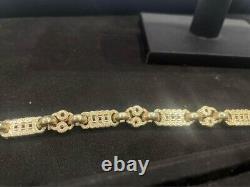 9K/CT Gold Stars and Bar Bracelet
