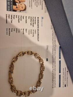 9K Gold MORGANITE BRACELET