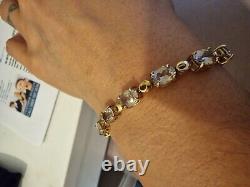 9K Gold MORGANITE BRACELET