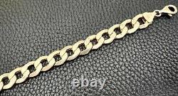 9.94g 9ct Yellow Hollow Gold Curb Bracelet (8.5inch/22cm Long)