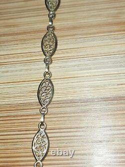 9 CT Yellow Gold Filigree Bracelet