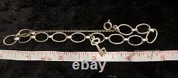 9 Carat Gold Bracelet with Key Charm Vintage 6.7 Grams