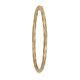 9 Ct Yellow Gold Twisted Bangle Fully Hallmarked