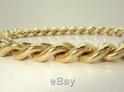 9ct (375, 9K) Yellow Gold Large Ladies Curb Bracelet with Floral Heart Lock
