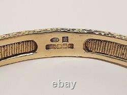 9ct 375 Gold Spanner/Wrench Bracelet/Bangle 47.36grams