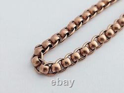 9ct/ 375 Rose Gold Rolling Links Bracelet/ 19.1 cm/ 17.8 g