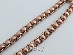 9ct/ 375 Rose Gold Rolling Links Bracelet/ 19.1 cm/ 17.8 g