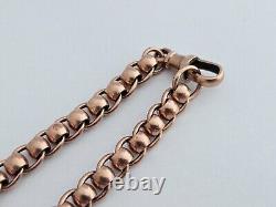 9ct/ 375 Rose Gold Rolling Links Bracelet/ 19.1 cm/ 17.8 g